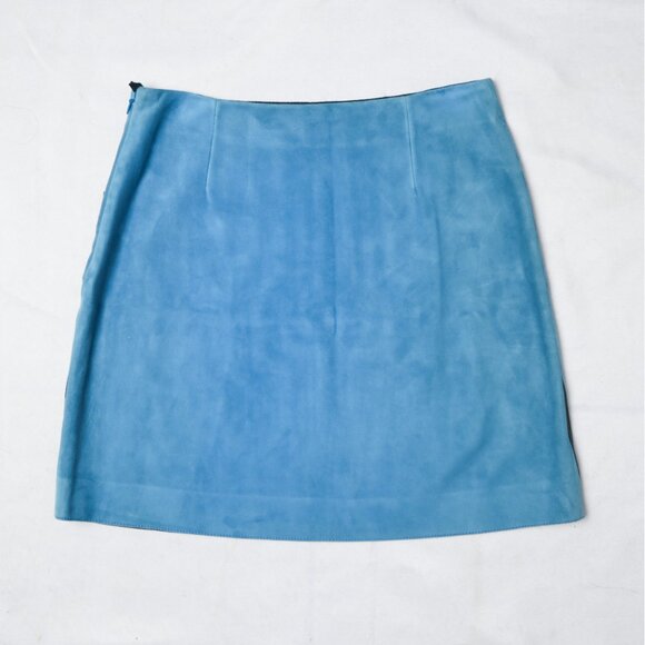 Loewe FW15 Runway Geometric Suede Skirt - Picture 7 of 13